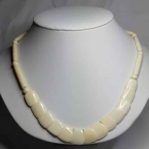 Carved Bone Necklace